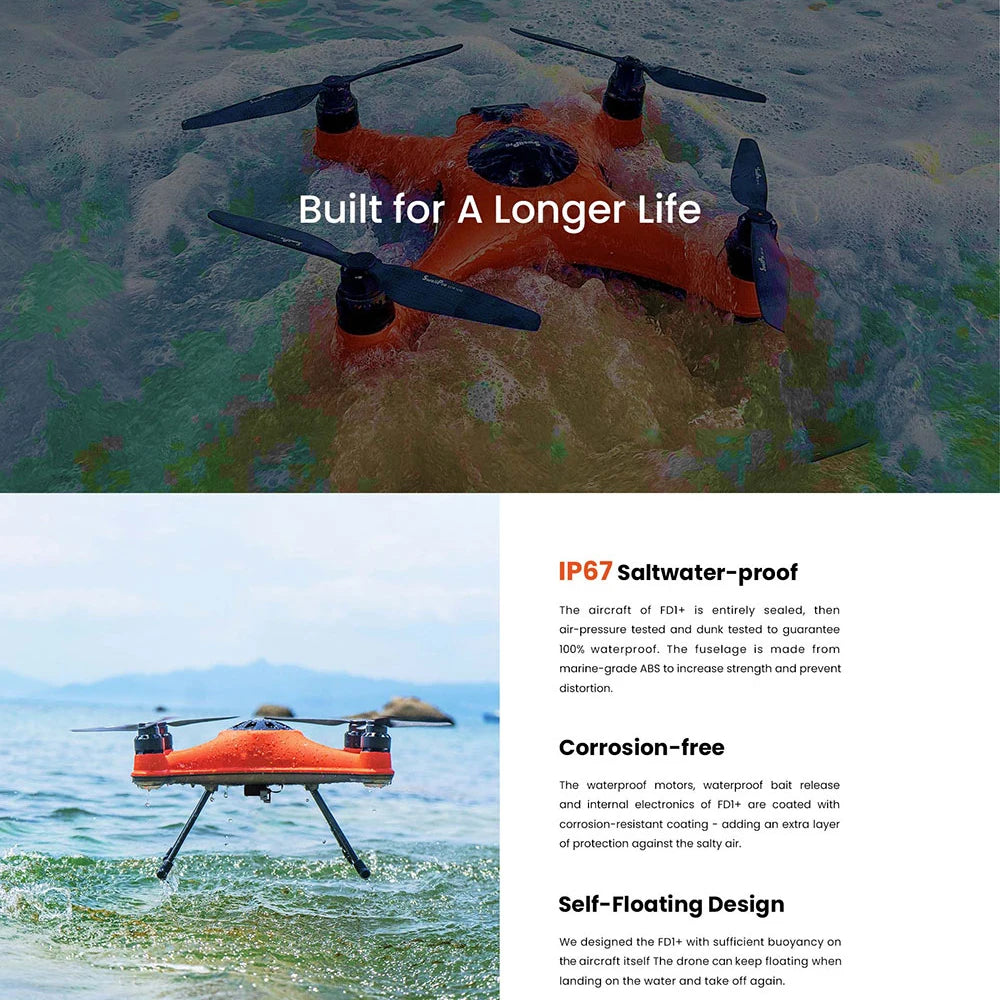 Professional  Sea Drones with Bait Release
